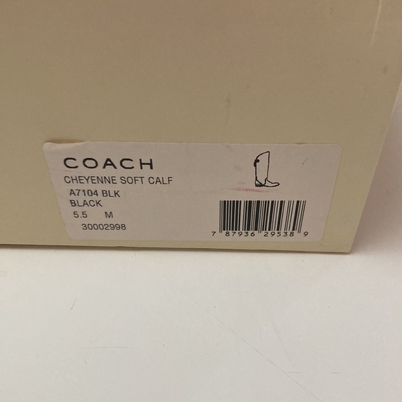 BNIB Coach leather boots - Picture 6 of 7